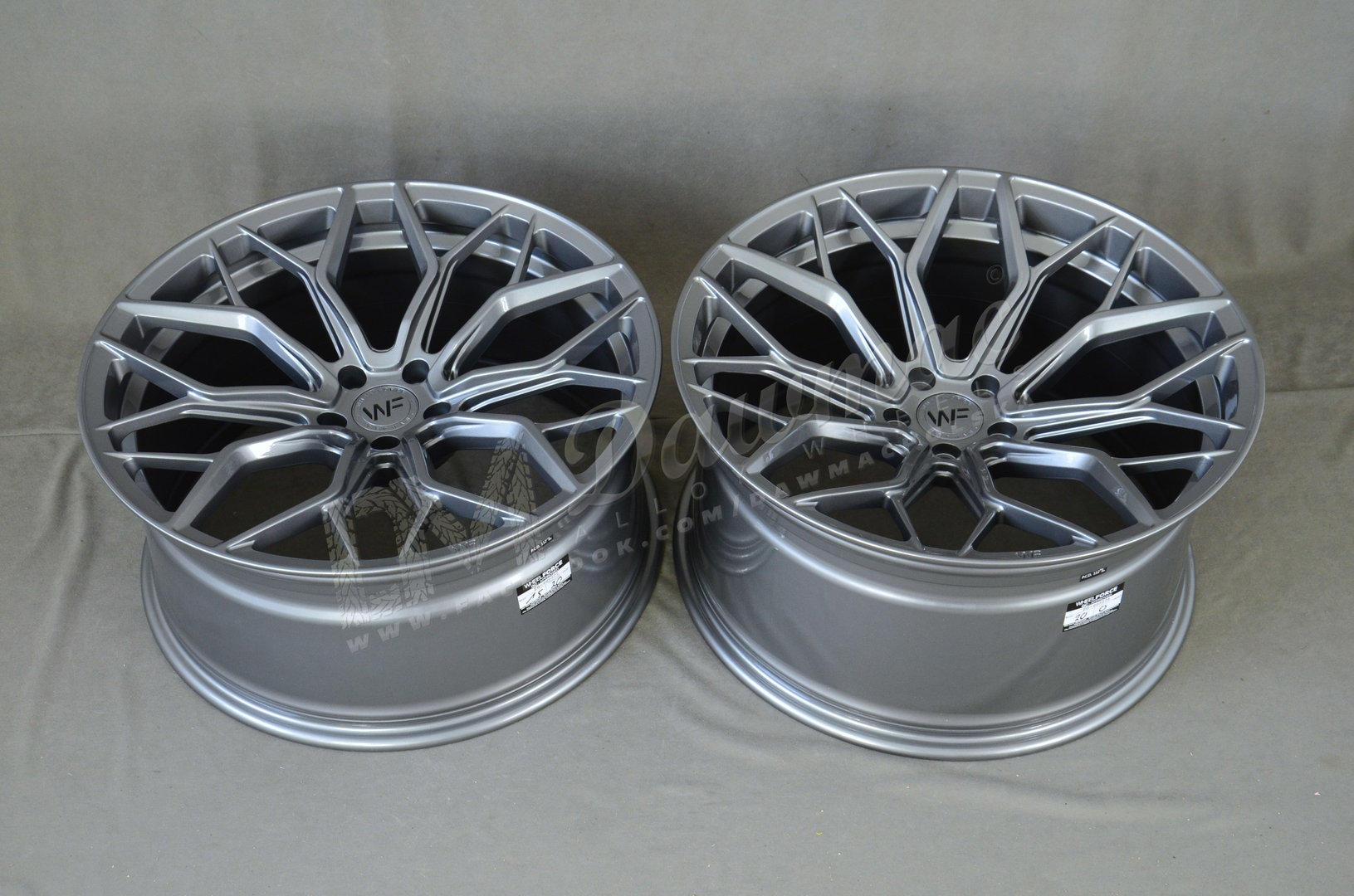 Wheelforce HE.1-FF 21" 10J ET22 + 11J ET20 5x112 Gloss Steel - obrazek 6