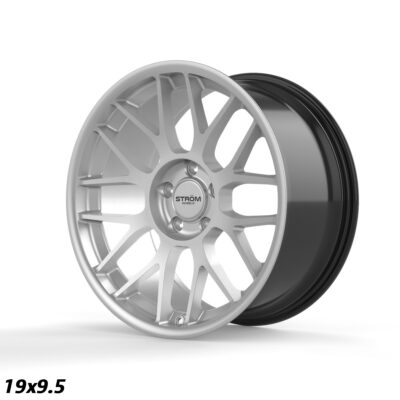 STROM STR2 19" 9.5J Hyper Silver