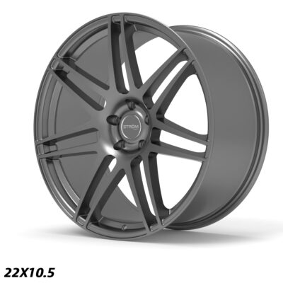 STROM STR3 22" 10.5J Gloss Gun Metal