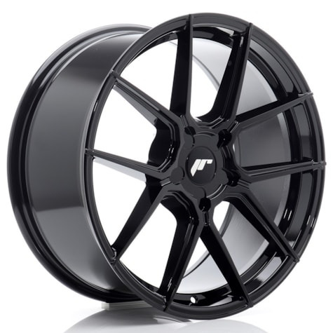 Japan Racing JR30 19" 8J ET35 5x110 BLANK Glossy Black