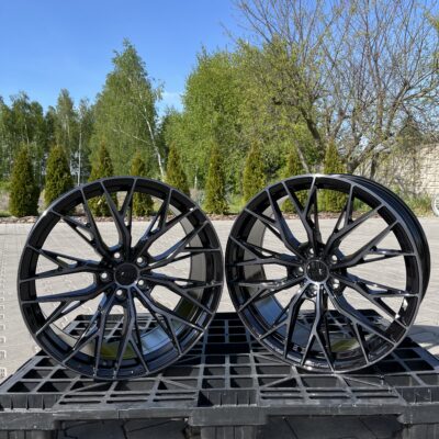 Haxer HX042 20" 8.5J ET40 + 9.5J ET38 5x112 Black Tinted Face